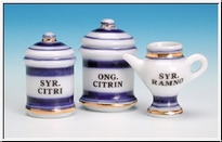 [ MM15409 ] Pharmacy pots, cobalt blue (9)