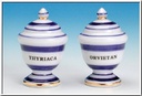 [ MM15415 ] Pharmacy pots, cobalt blue (4)