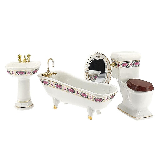 [ MM15560 ] Mini Mundus Luxe badkamer in porselein