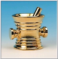 [ MM17930 ] Mortar w/two handles & pestle