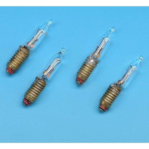 [ MM21015 ] Mini Mundus Gloeilampen kaarsvorm - Serie Minilux (12V-50mA)