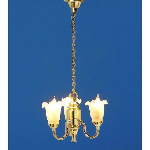 [ MM25220 ] Mini Mundus 3-armige kroonluster met tulpenlampen - Serie Minilux
