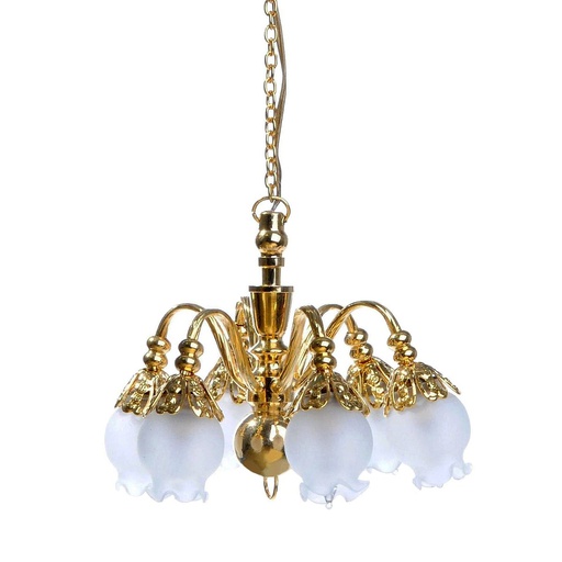[ MM25380 ] 6-arm Chandelier w/shade