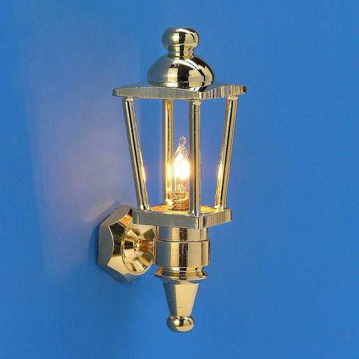 [ MM25580 ] Mini Mundus Buitenlamp messing kapje
