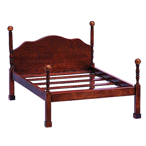 [ MM40014 ] Mini Mundus Chippendale tweepersoonsbed incl. schuimrubberen matras