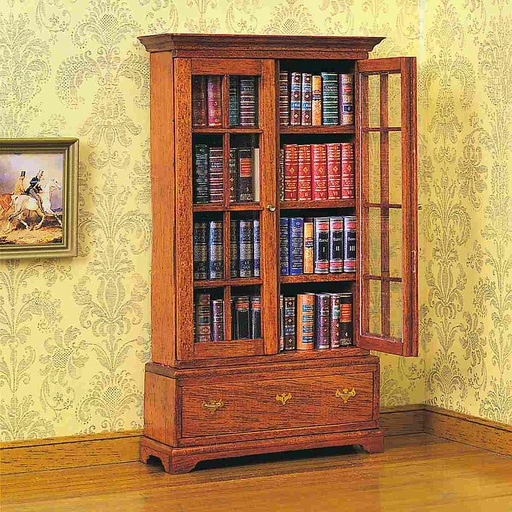 [ MM40052 ] Mini Mundus Chippendale Boekenkast (17x10x3cm HxBxD)