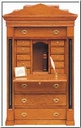 [ MM40095 ] Biedermeier writing bureau