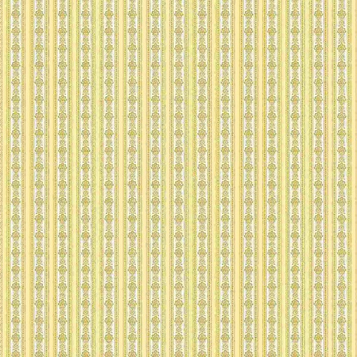 [ MM41153 ] Mini Mundus Behangpapier stroken Goudkleurig/beige (49,5x30cm)