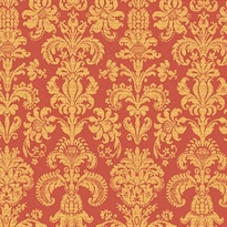 [ MM41166 ] Wallpaper damask, red