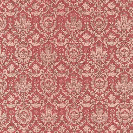 [ MM41180 ] Mini mundus Behangpapier fonteinmotief (49,5x30cm)