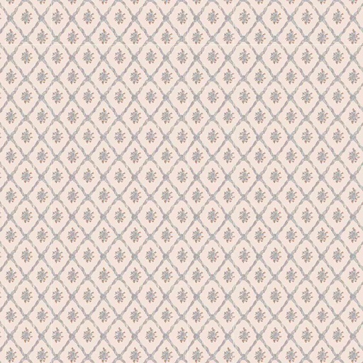 [ MM41188 ] Mini Mundus Behangpapier met bloemen in diamanten (49,5x30cm)