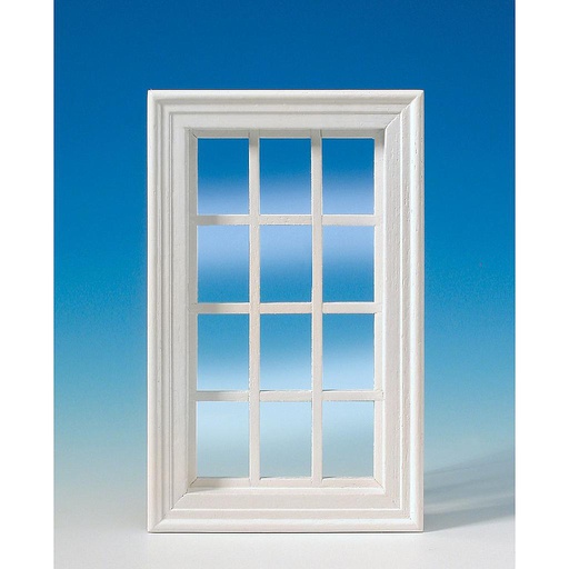 [ MM50271 ] 12-delige venster met glas wit gekleurd