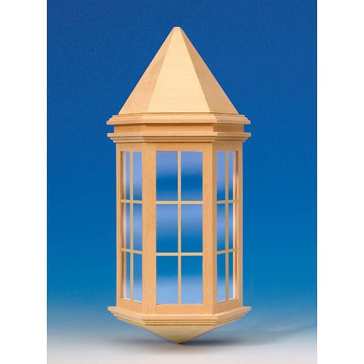 [ MM50350 ] Victoriaanse erker met echt glas