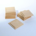 [ MM70610 ] Mini mundus Vierkante houten panelen (12 stuks) - 50x50mm