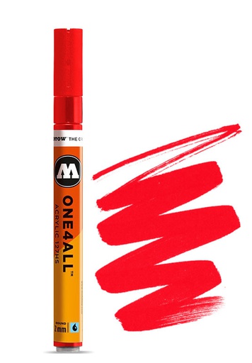 [ MOL127013 ] One4All 127HS 2 mm Traffic Red verfstift