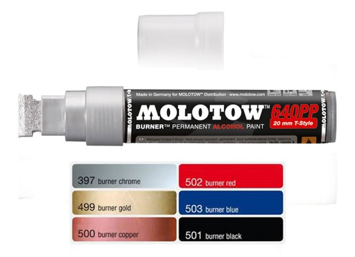 [ MOL640397 ] Molotow Burner Paint Marker 640PP Chrome 