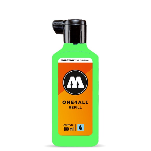 [ MOL692219 ] Molotow refill 180ml Neon Green Fl