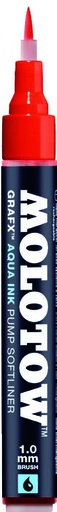 [ MOL727005 ] Grafx Aqua 1 mm Brush-Tip Vermilion