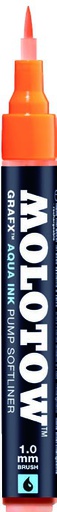 [ MOL727003 ] Grafx Aqua 1 mm Brush-Tip Orange