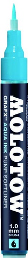 [ MOL727012 ] Grafx Aqua 1 mm Brush-Tip Cyan
