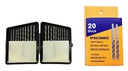 [ MU18225 ] 20-delige boorset 2stuks van 1.3 tot 2.5 mm 