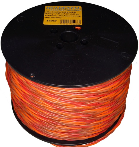 [ MU54068 ] siliconen servodraad graupner/jr color 3 x 0.5mm 1 meter