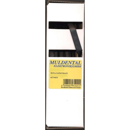 [ MU61431 ] krimpkous 3.2 mm zwart