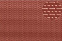 [ PL0402 ] Slaters'plasticard  2 mm rode baksteen 1/200  18x30cm