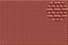 [ PL0402 ] Slaters'plasticard  2 mm rode baksteen 1/200  18x30cm
