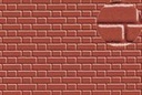 [ PL0410 ] Slaters Red Brick 7mm Plastic Styrene Sheet 1/50