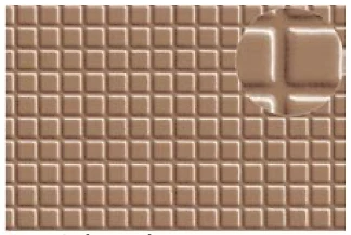 [ PL0418 ] Slaters'plastikard 7 mm granite setts grey/ granieten tegels  1/50 20x30cm