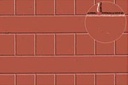 [ PL0428 ] Slaters'plastikard dak leien rood 1/50 18x30cm