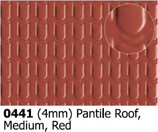 [ PL0441 ] pantile roof medium 1/100