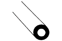 [ PLA90105 ] Plastruct TB-6 dikwandige butyrate buis 3/16" of 4.8mm lengte 38mm 1st