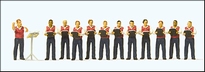 [ PRE10599 ] Preiser Mannenkoor 12p. 1/87