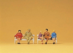 [ PRE14101 ] Preiser seated persons 1/87 HO