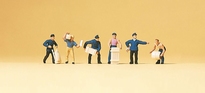 [ PRE79016 ] Preiser personnel d'entrepot  1/160 N
