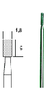 [ PX28240 ] Proxxon Diamant slijpstift cilinder Ø 1,8 mm.