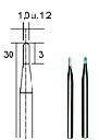 [ PX28320 ] Proxxon HM freesboren 2 st. (1,0 + 1,2 mm.)