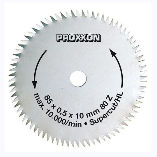 [ PX28731 ] Proxxon Cirkelzaagblad "super-cut" Ø 85 mm, T=80