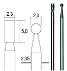 [ PX28750 ] Proxxon HM-freesset 2-dlg. (cilinder + kogel)
