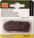 [ PX28812 ] Proxxon Doorslijpschijven Ø 22 mm. 50 st.