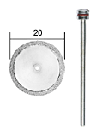 [ PX28840 ] Proxxon Diamant doorslijpschijf Ø 20 mm + houder
