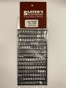 [ SL-1108B ] letters en cijfers 8 mm zwart