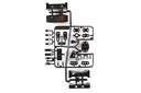 [ T0005564 ] Tamiya C parts truck mercedes 1838 / 1850L
