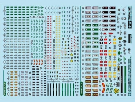 [ T12625 ] Tamiya 1/16 1/35 WWII German Insignia