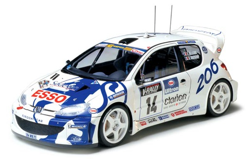 [ T24221 ] Tamiya Peugeot 206 WRC 1/24