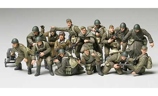 [ T32521 ] Tamiya 1/48 Rus. Infantry & Tank Crew