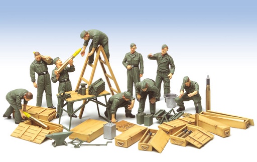 [ T32547 ] Tamiya 1/48 German Field Maintenance Set