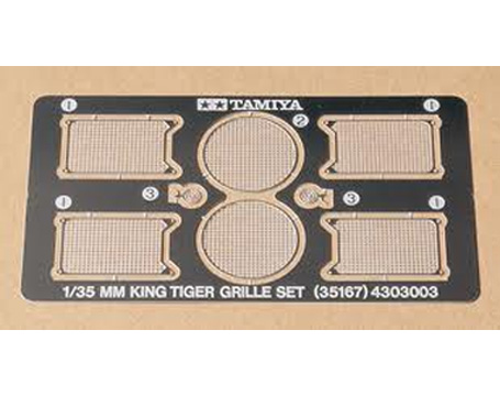 [ T35167 ] Tamiya K. Tiger Etched Grille Set 1/35